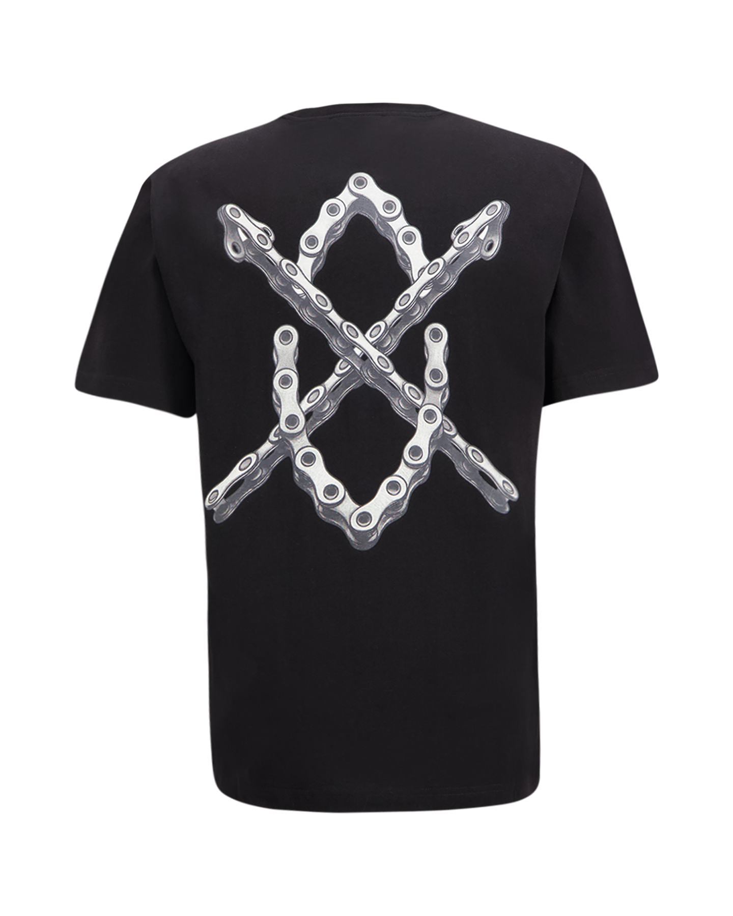 Daily Paper Chain Shield T-Shirt ZWART 1