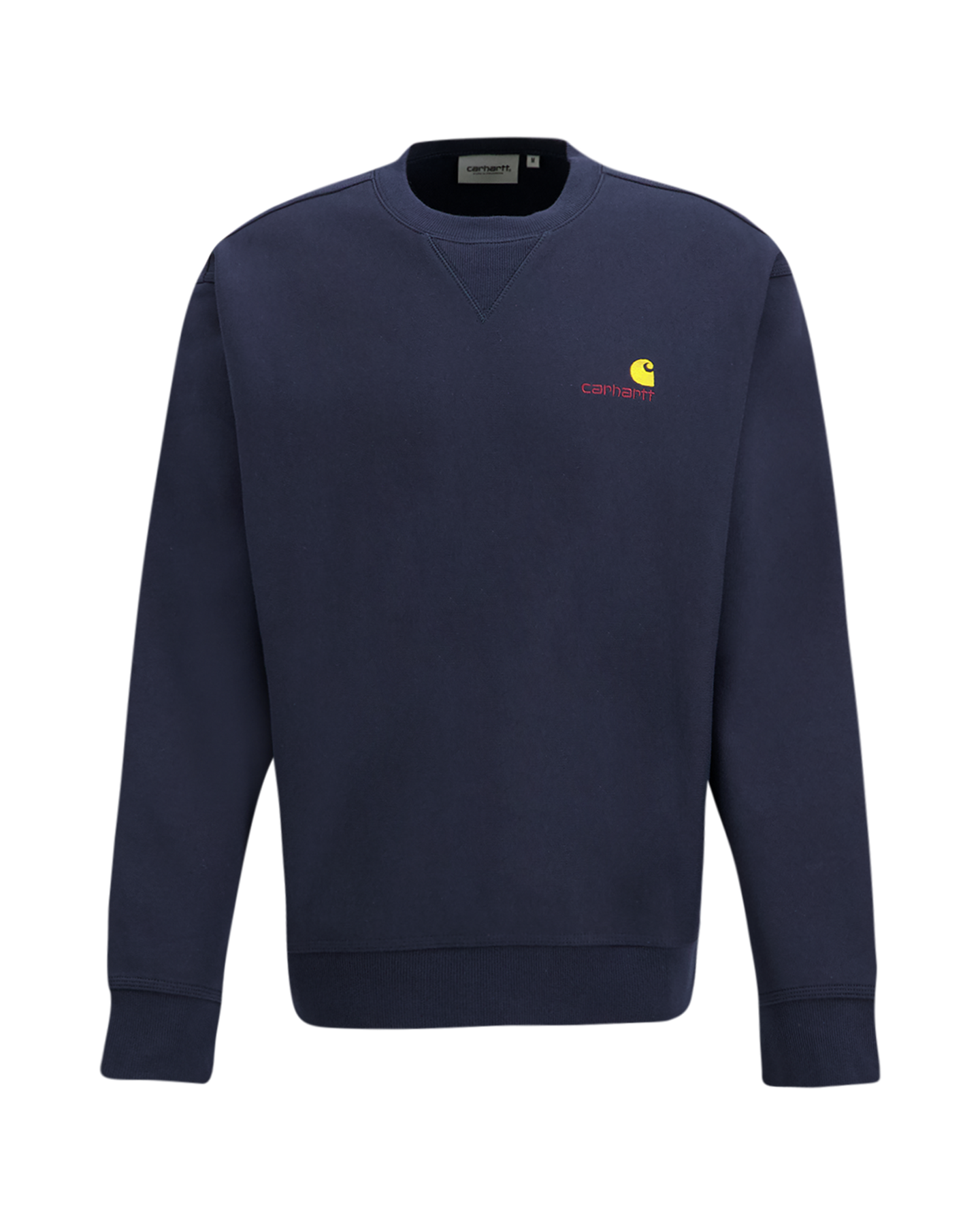 Carhartt American Script Sweat DONKERBLAUW 1