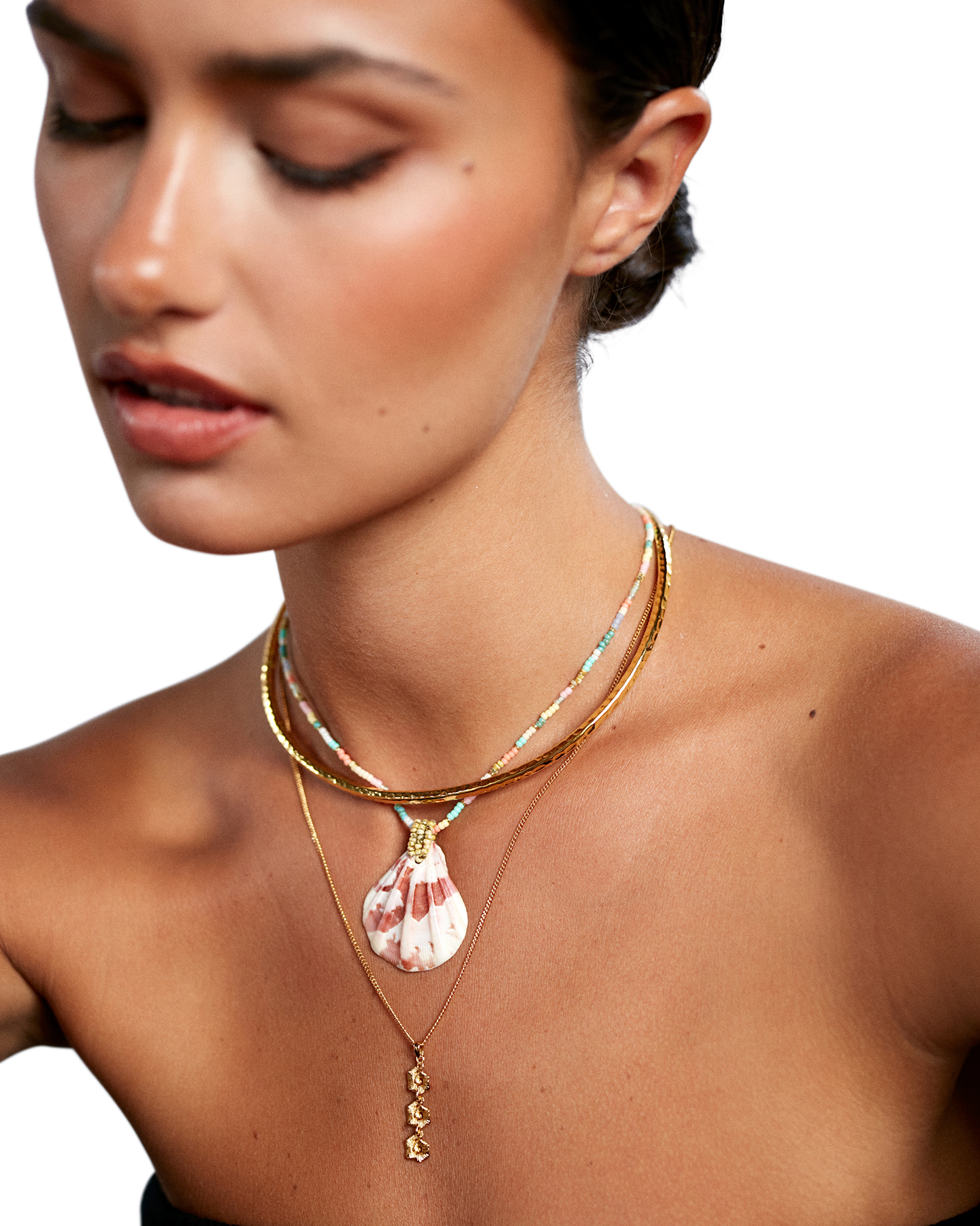 Anni Lu Eldorado Spritz Necklace GOUD 2