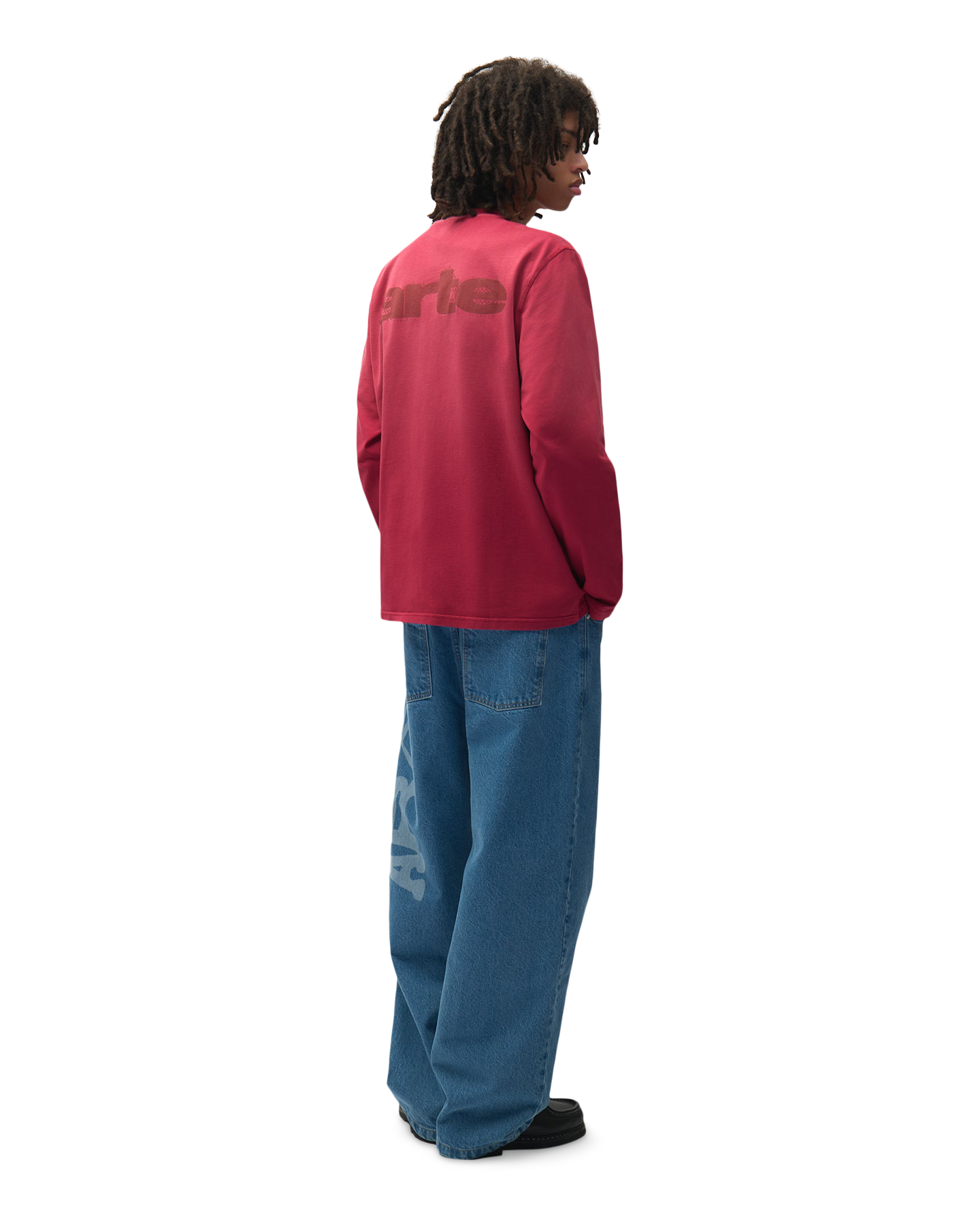 Arte Antwerp Stencil Uniform Denim Pants DENIM 3