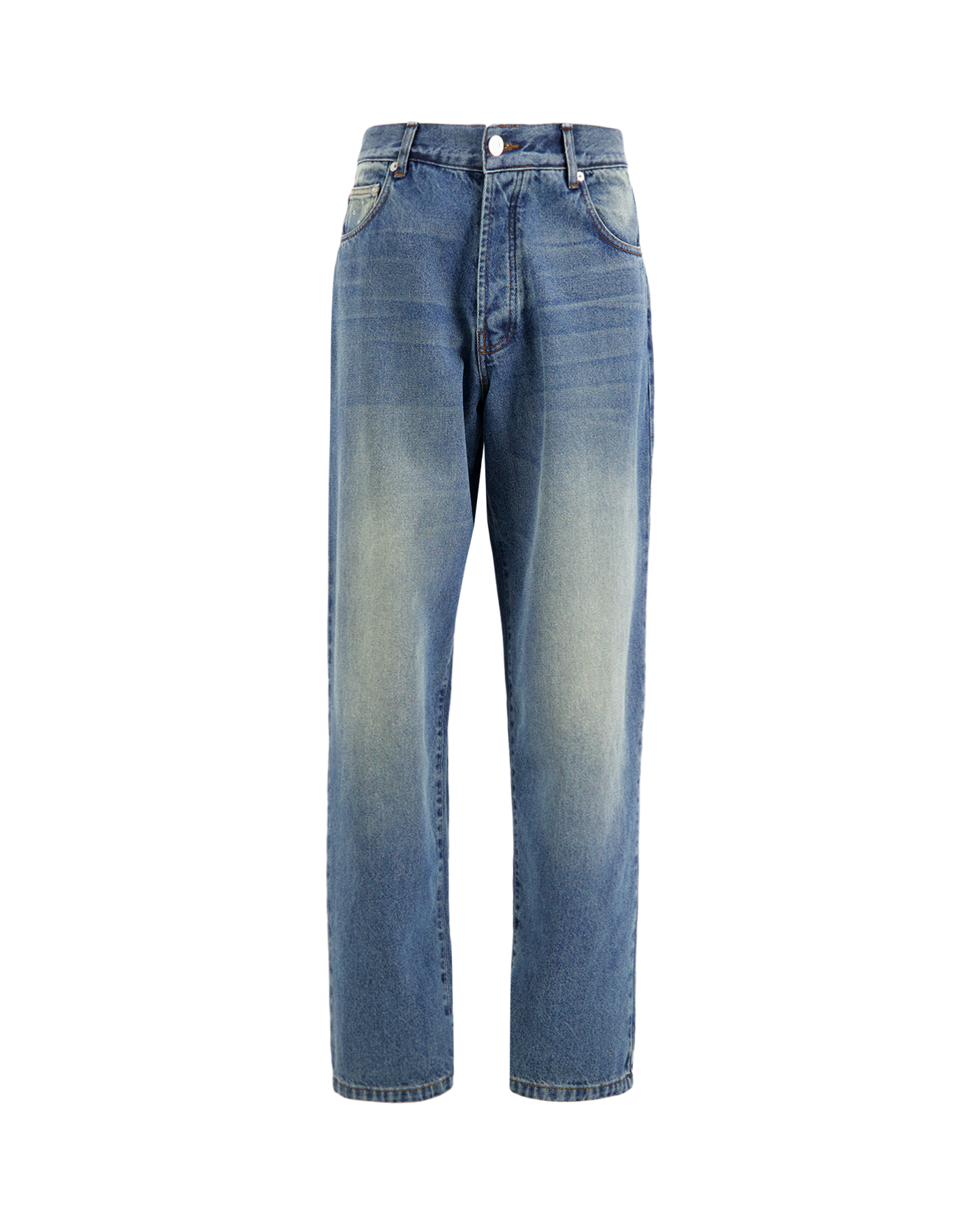 POP Trading Company Drs Denim Pants BLAUW 1