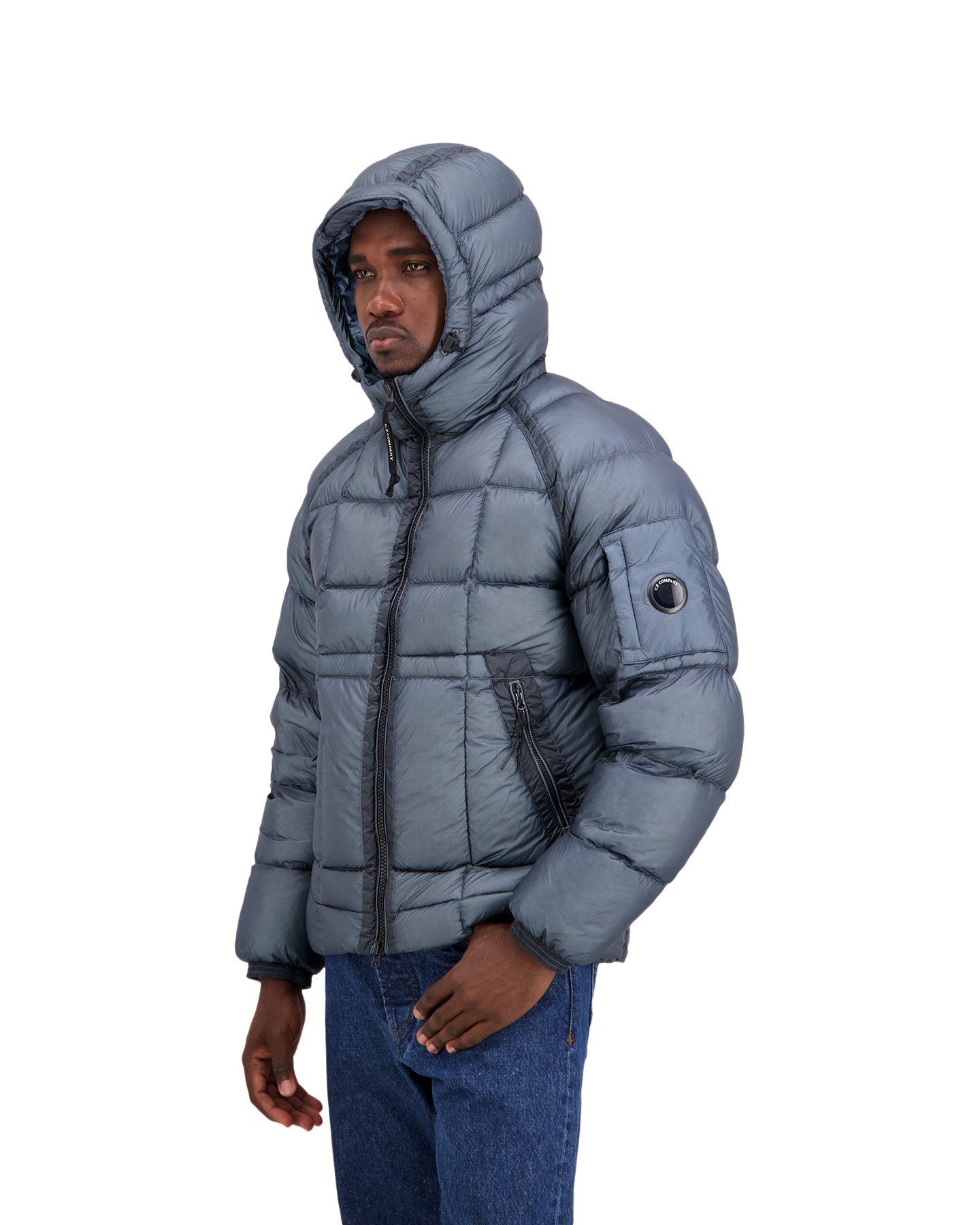 C.P. Company D.D. Shell Hooded Puffer Jacket BLAUW 3