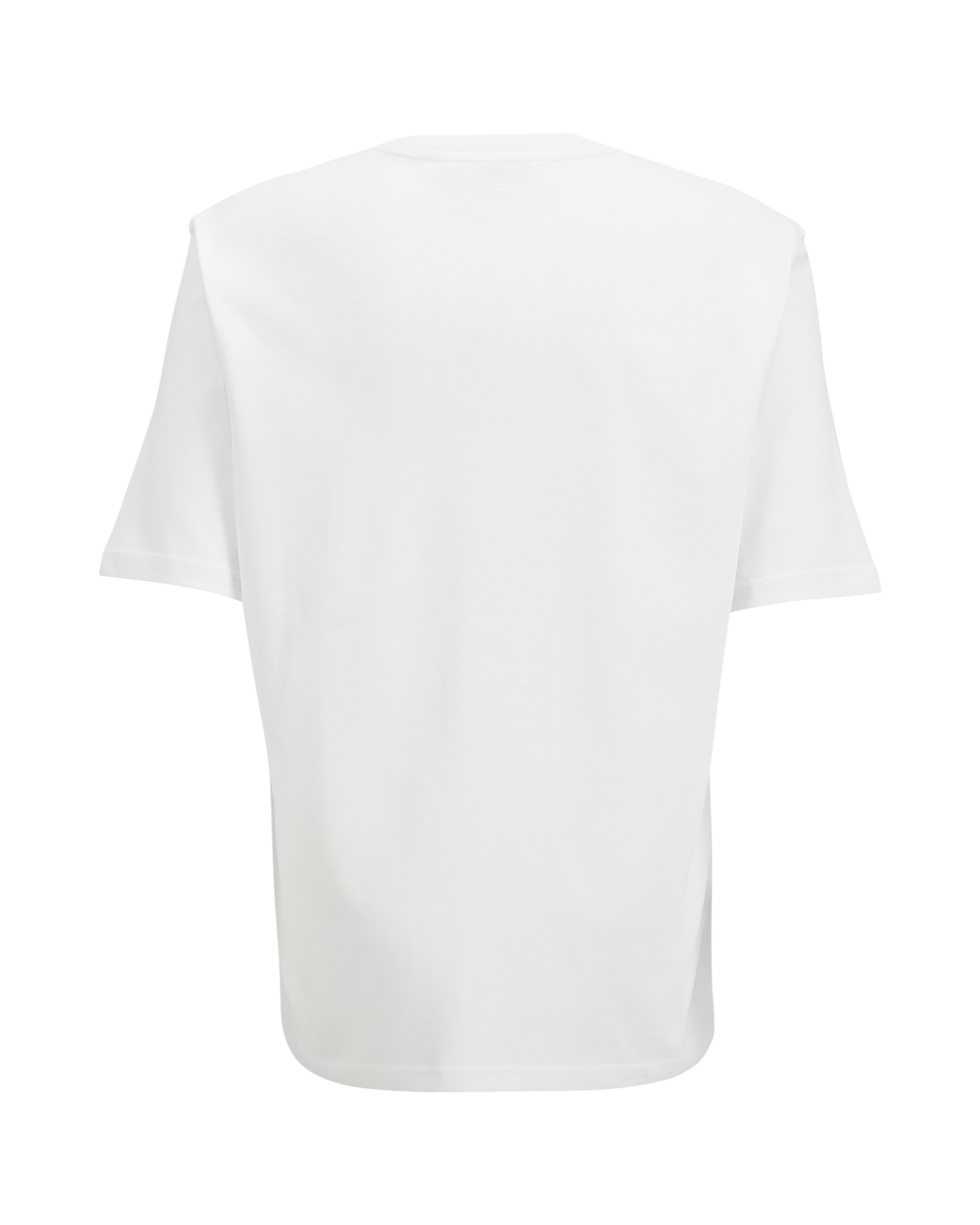 AMI Paris Tshirt With Embroidery Ami De Coeur Tulipe WIT 2