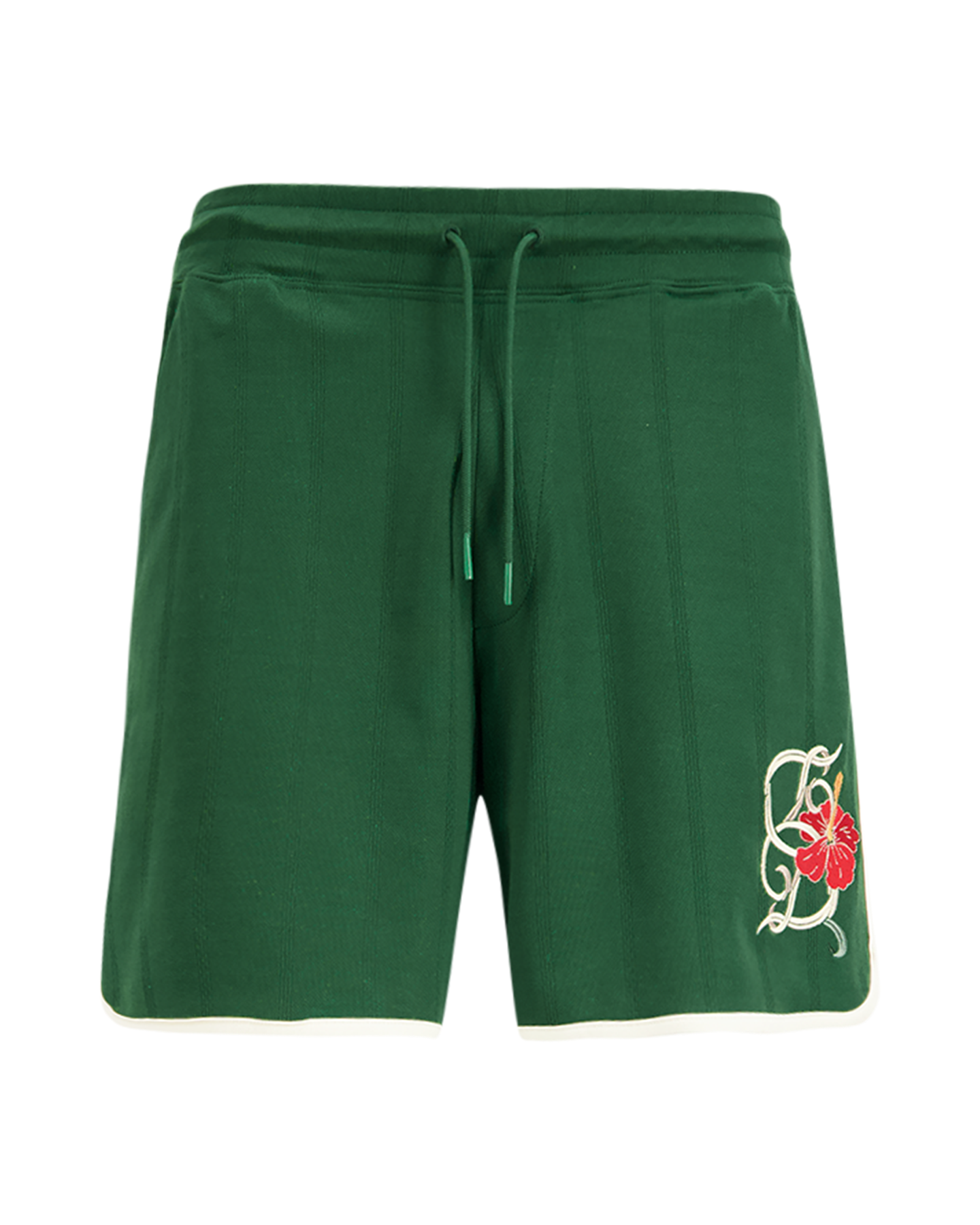 Drole de Monsieur Short D Hibiscus DONKERGROEN 1