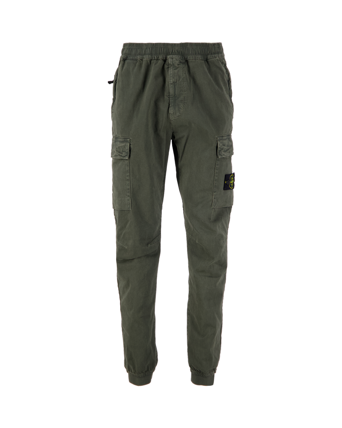 Stone Island 313L1 Cotton Twill Garment Dyed 'Old'Effect Cargo Pants GROEN 1