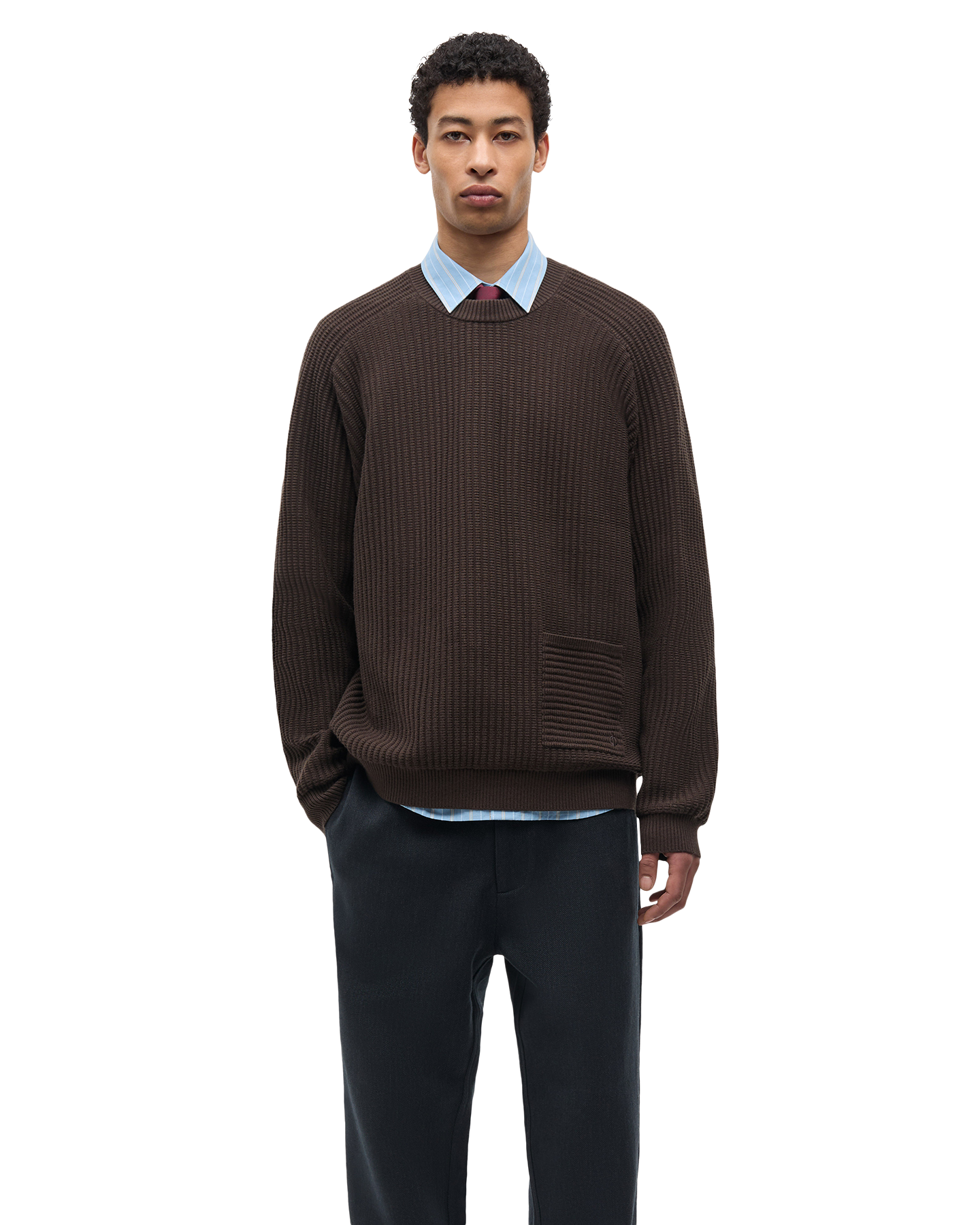 Samsøe Samsøe Sapete Sweater 10490 DONKERBRUIN 3