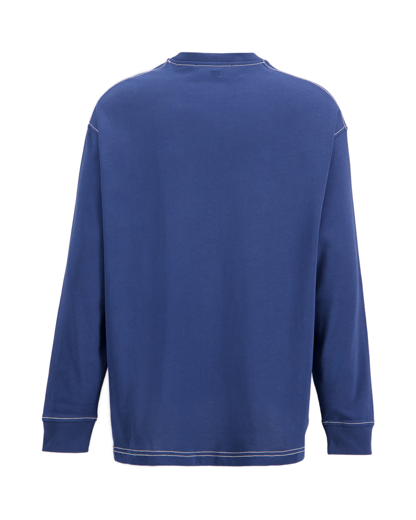 AMI Paris Teeshirt Manches Longues Oversize Avec Ami De Coeur Surpique DONKERBLAUW 2