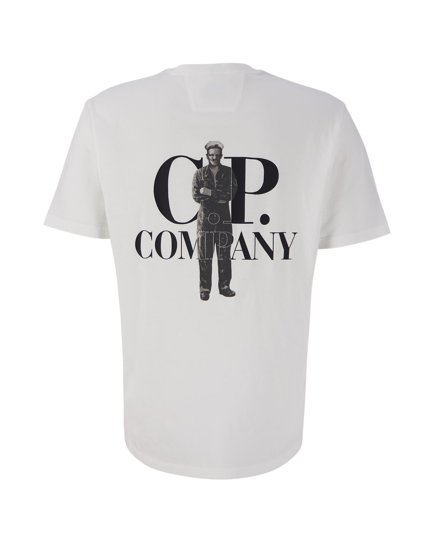 C.P. Company 30/1 Jersey Bold British Sailor T-Shirt WIT 1