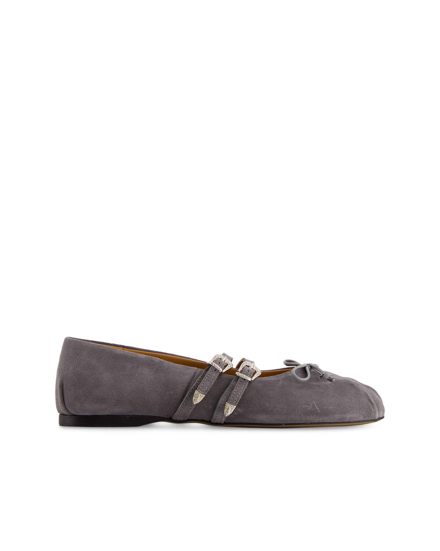 Posa Vita Ballerina Western - Suede GRIJS 1