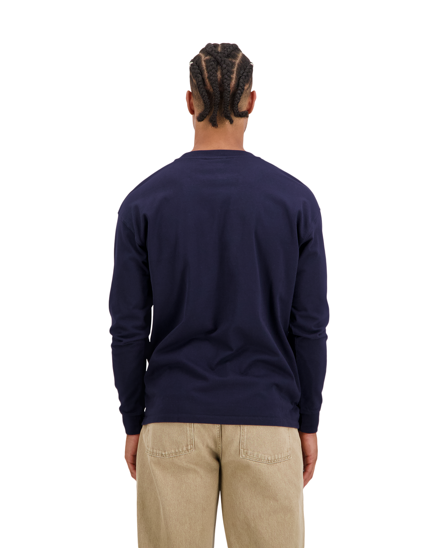 Drole de Monsieur Casino Scene Longsleeve Printed Tee-Shirt DONKERBLAUW 4