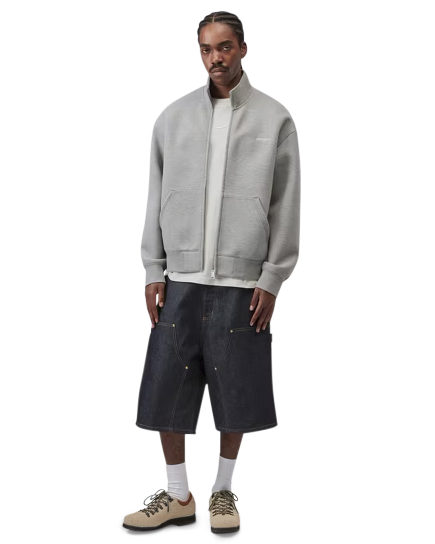 Carhartt Alda Zip Sweat Jacket LICHTGRIJS 5