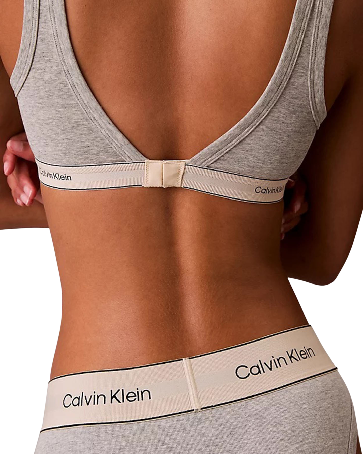 Calvin Klein Lightly Lined Traingle Bralette GRIJS 3