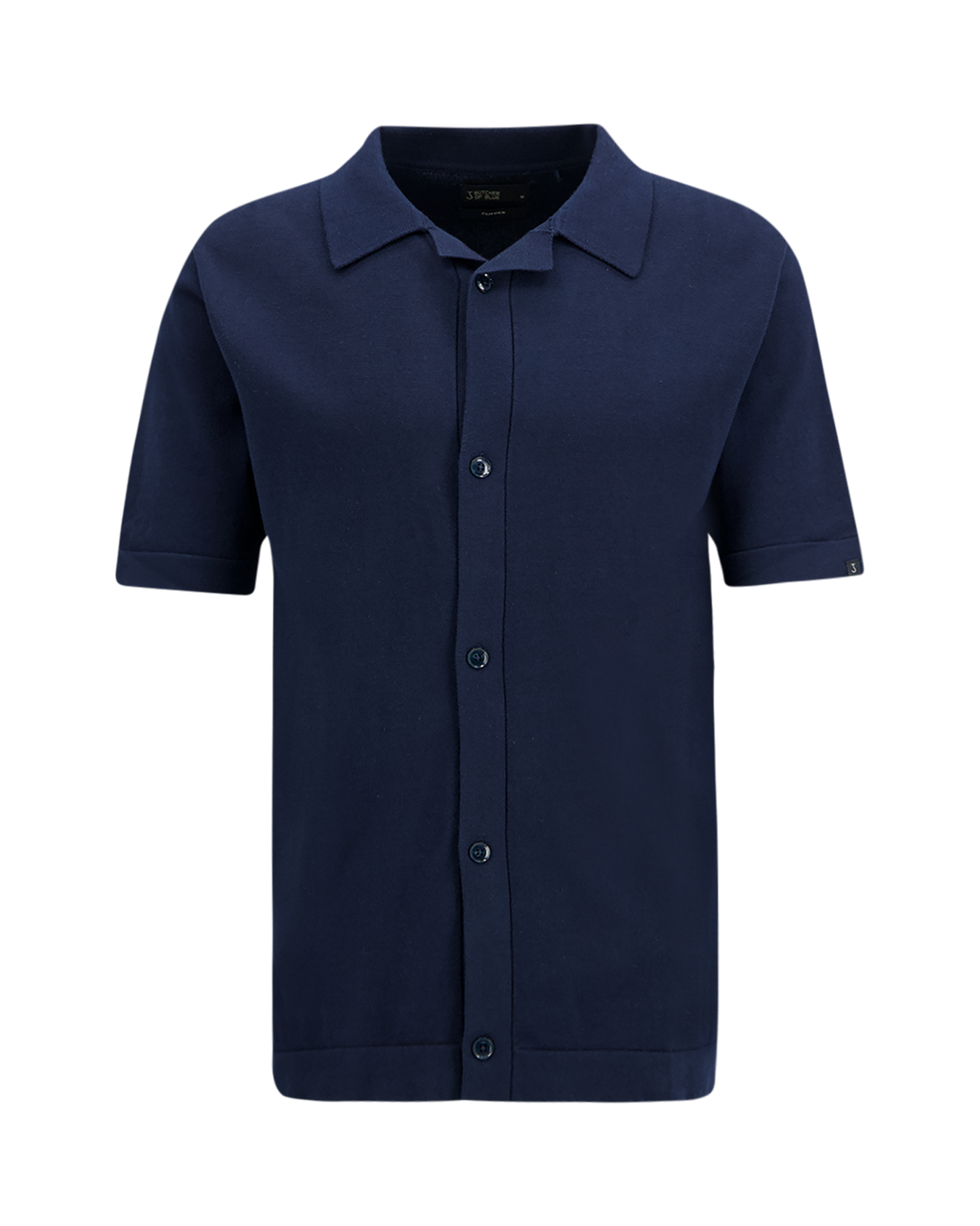 Butcher of Blue Clifden Knit Shirt BLAUW 1