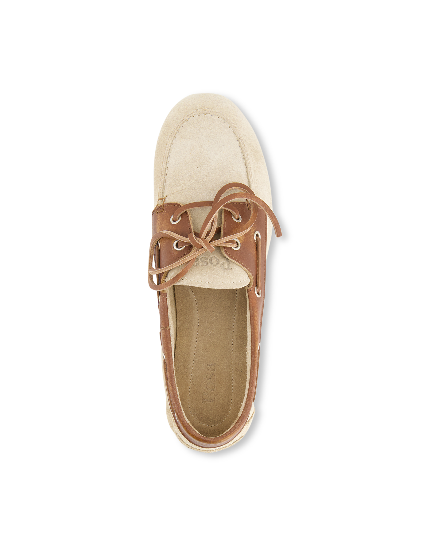 Posa Boat Loafer Brushed - Suede/ Leather BRUIN 5