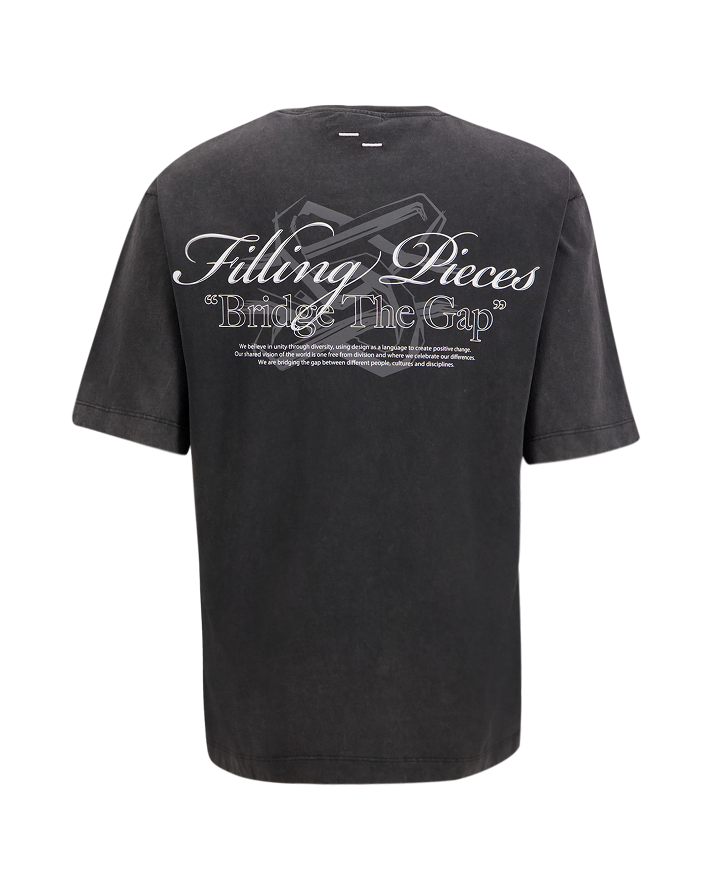 Filling Pieces T Shirt Boxy Bridge The Gap ZWART 1