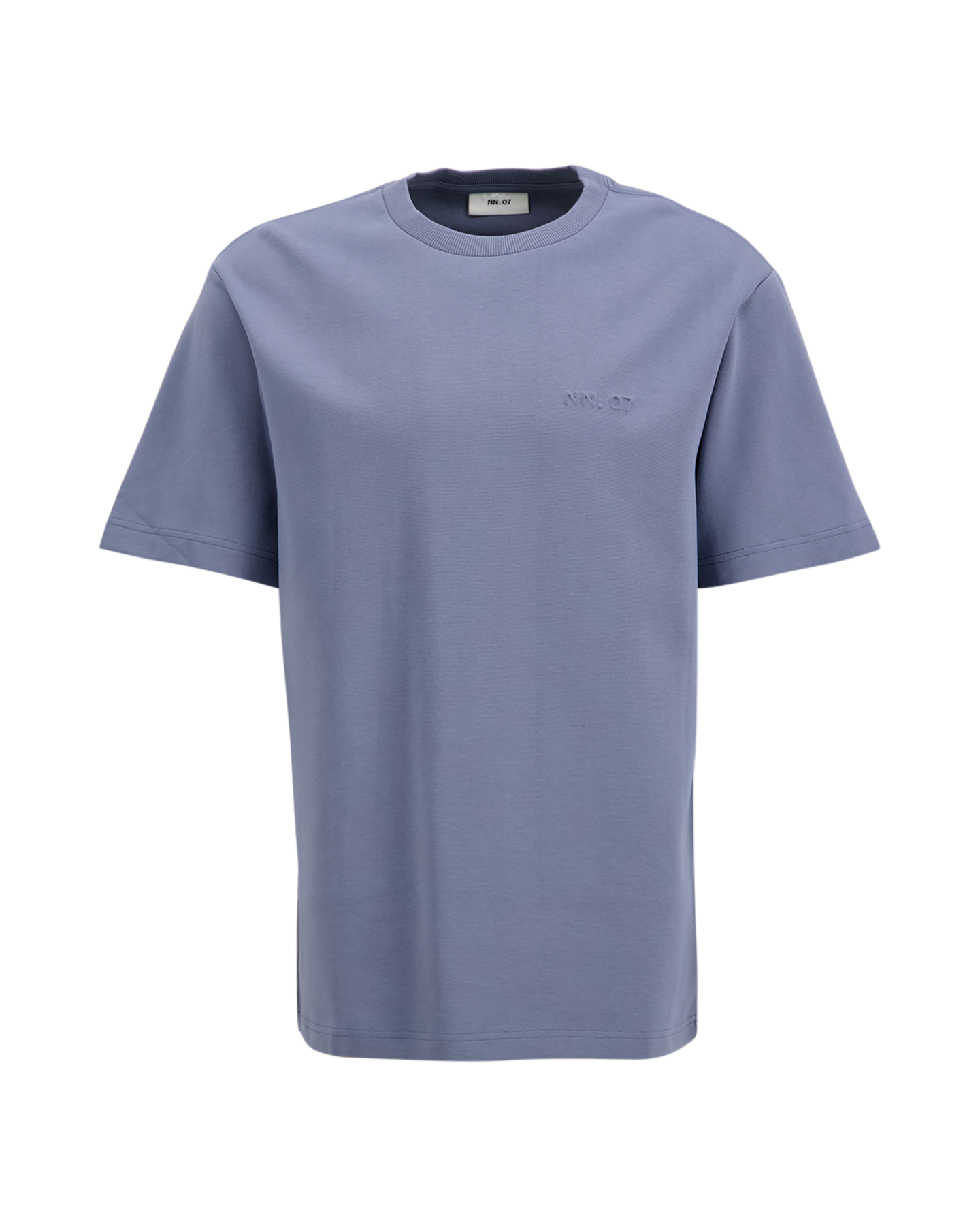 NN.07 Nat Ss Logo Tee 3457 BLAUW 1