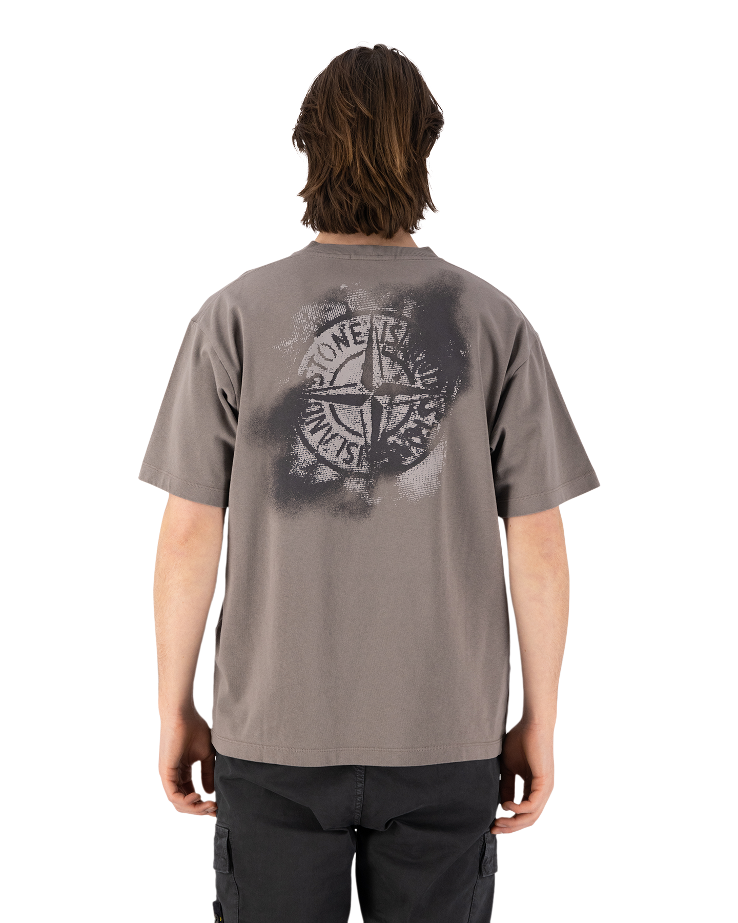 Stone Island 2RCE6 Cotton Jersey Backprint T-Shirt GRIJS 6