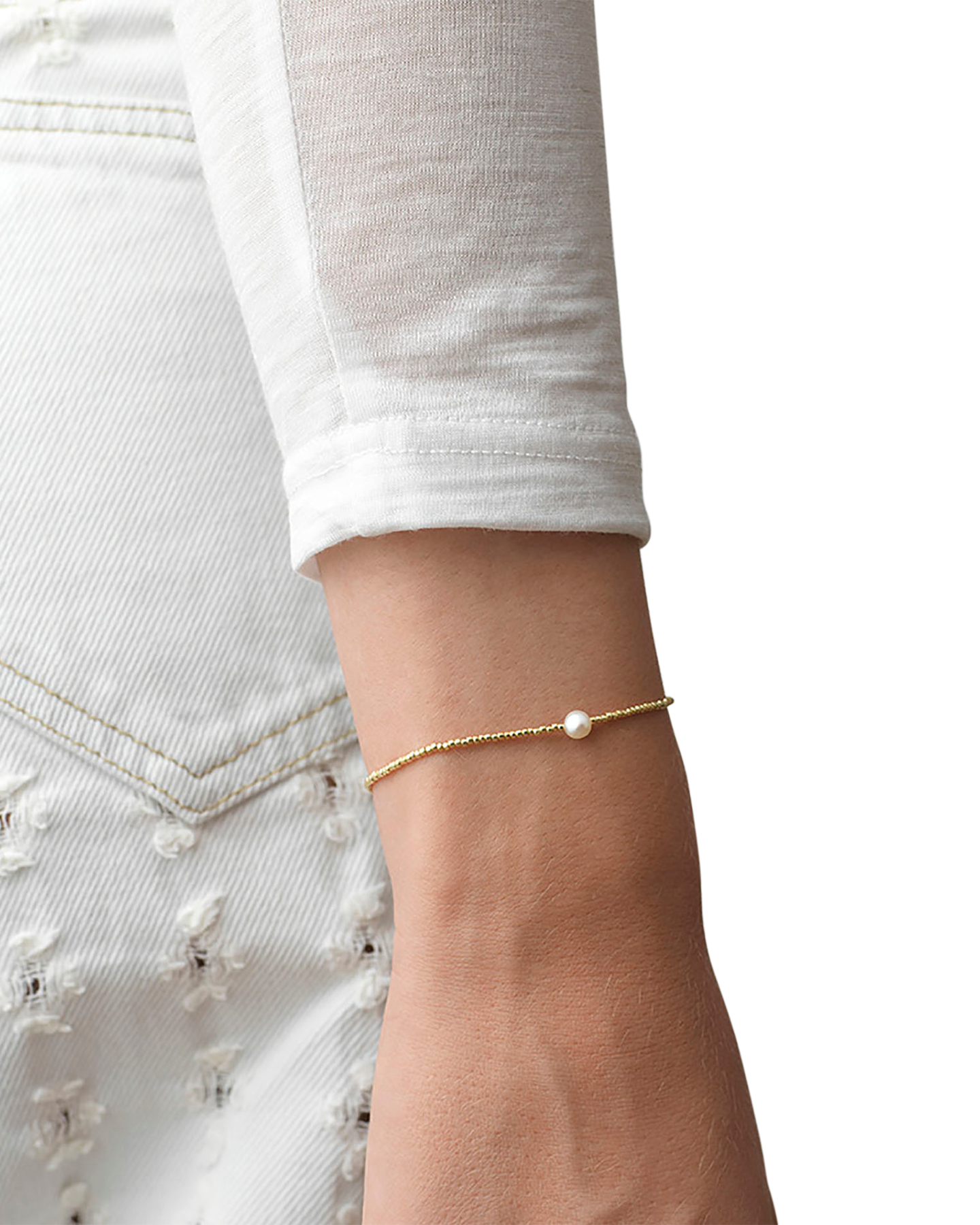 Anni Lu Pearly Bracelet GOUD 2