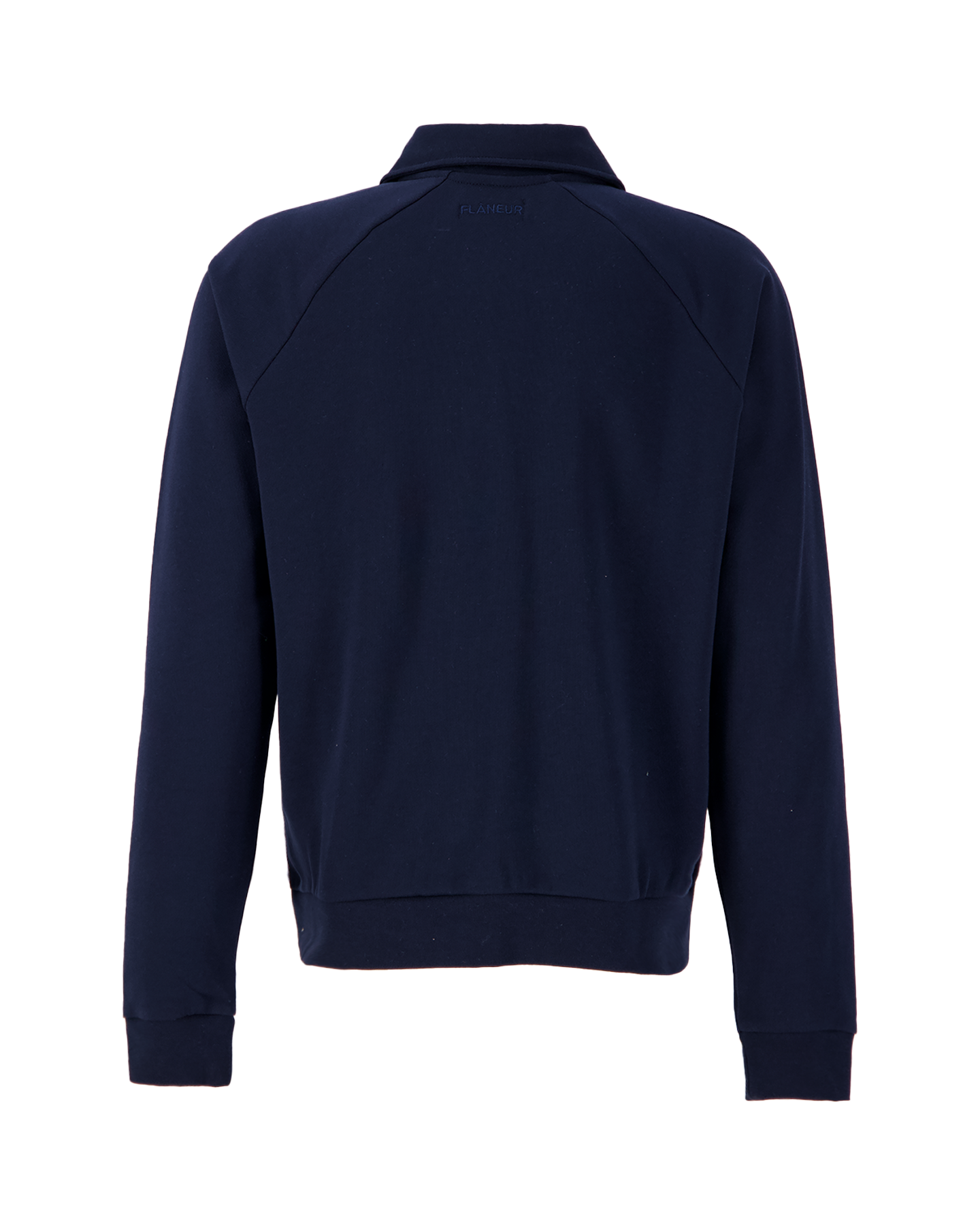 Flaneur Signature Raglan Half Zip DONKERBLAUW 2