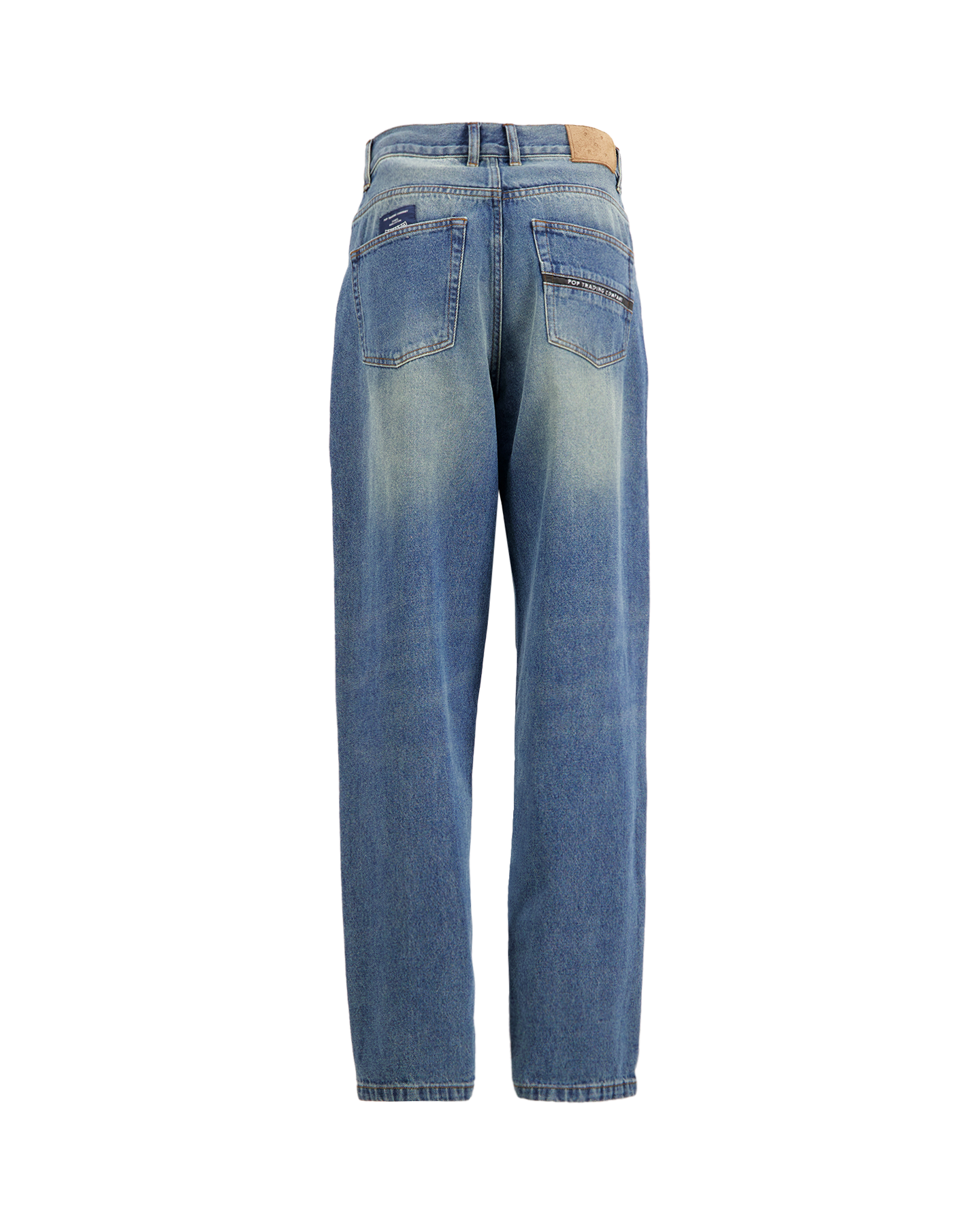 POP Trading Company Drs Denim Pants BLAUW 2