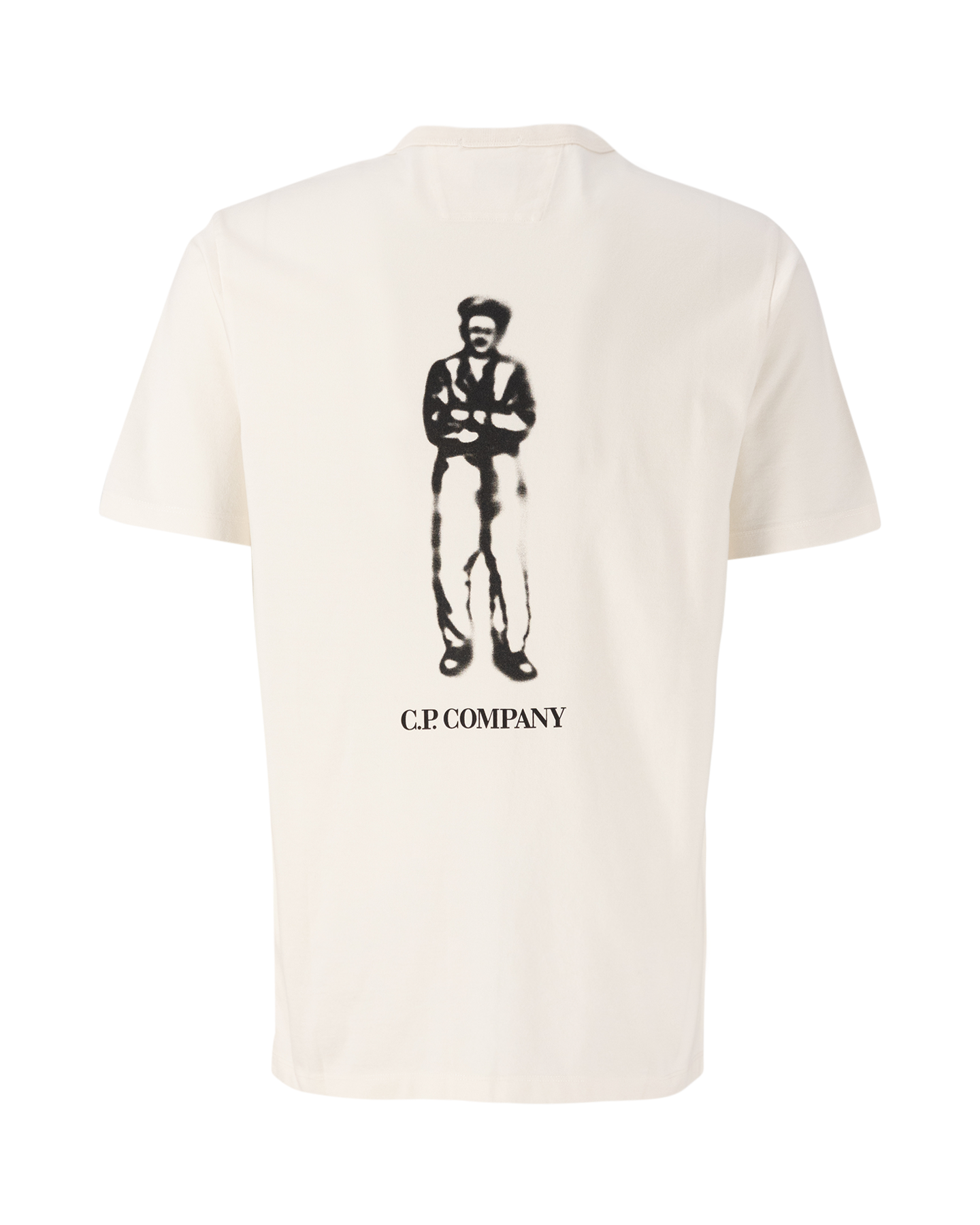 C.P. Company Mercerized Jersey 30/2 Twisted British Sailor T-Shirt CREAM 1
