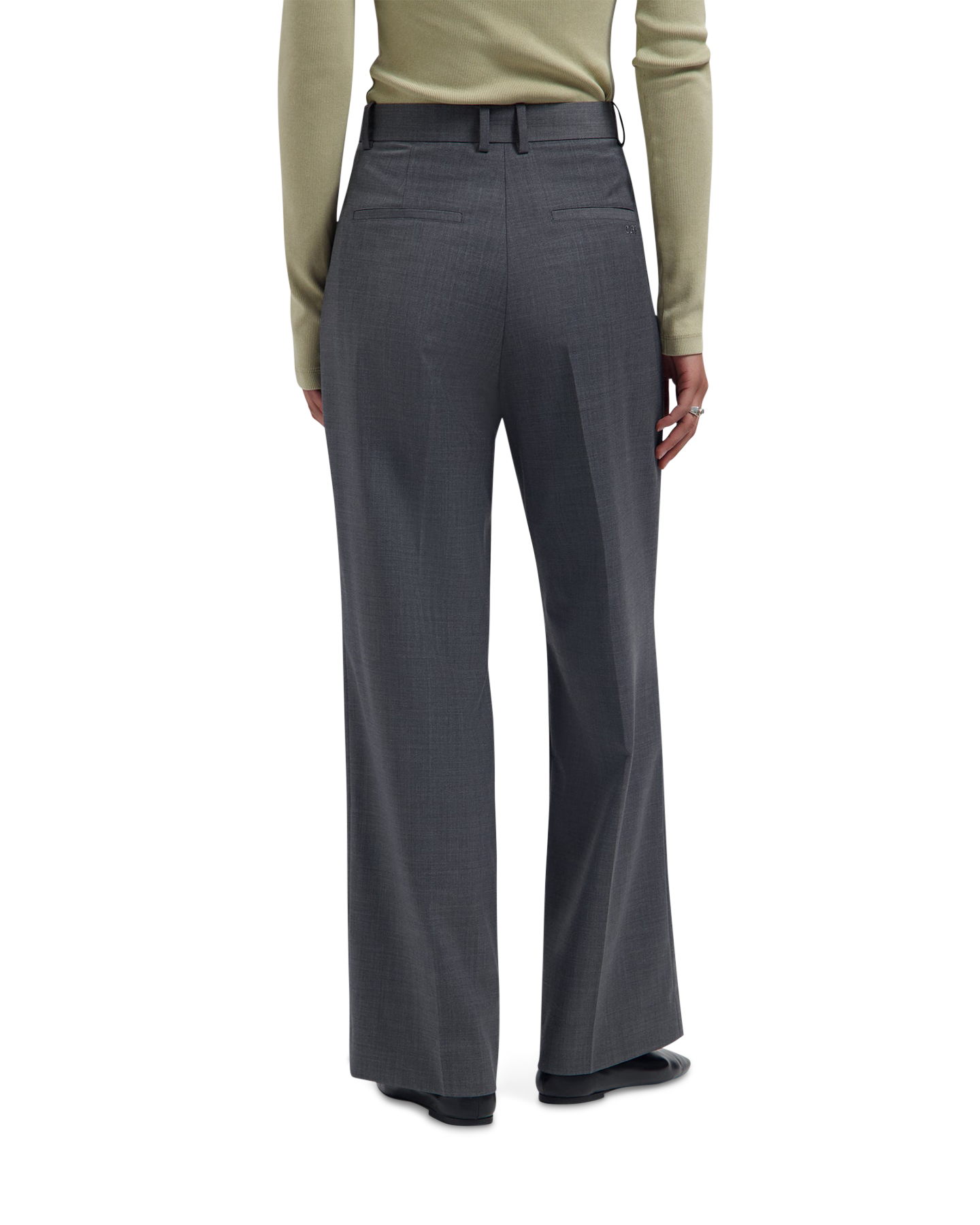 OLAF Wool Tailored Trousers GRIJS 4