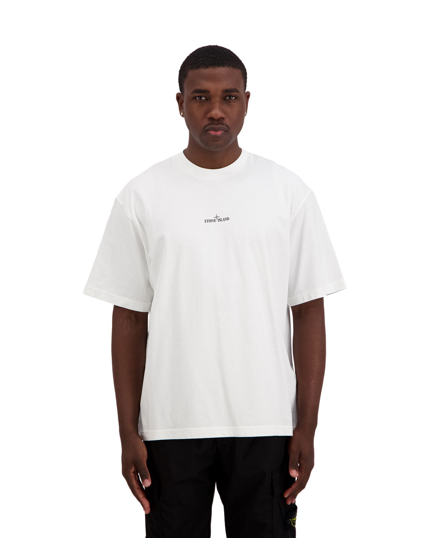 Stone Island S0364 Print T-Shirt WIT 4