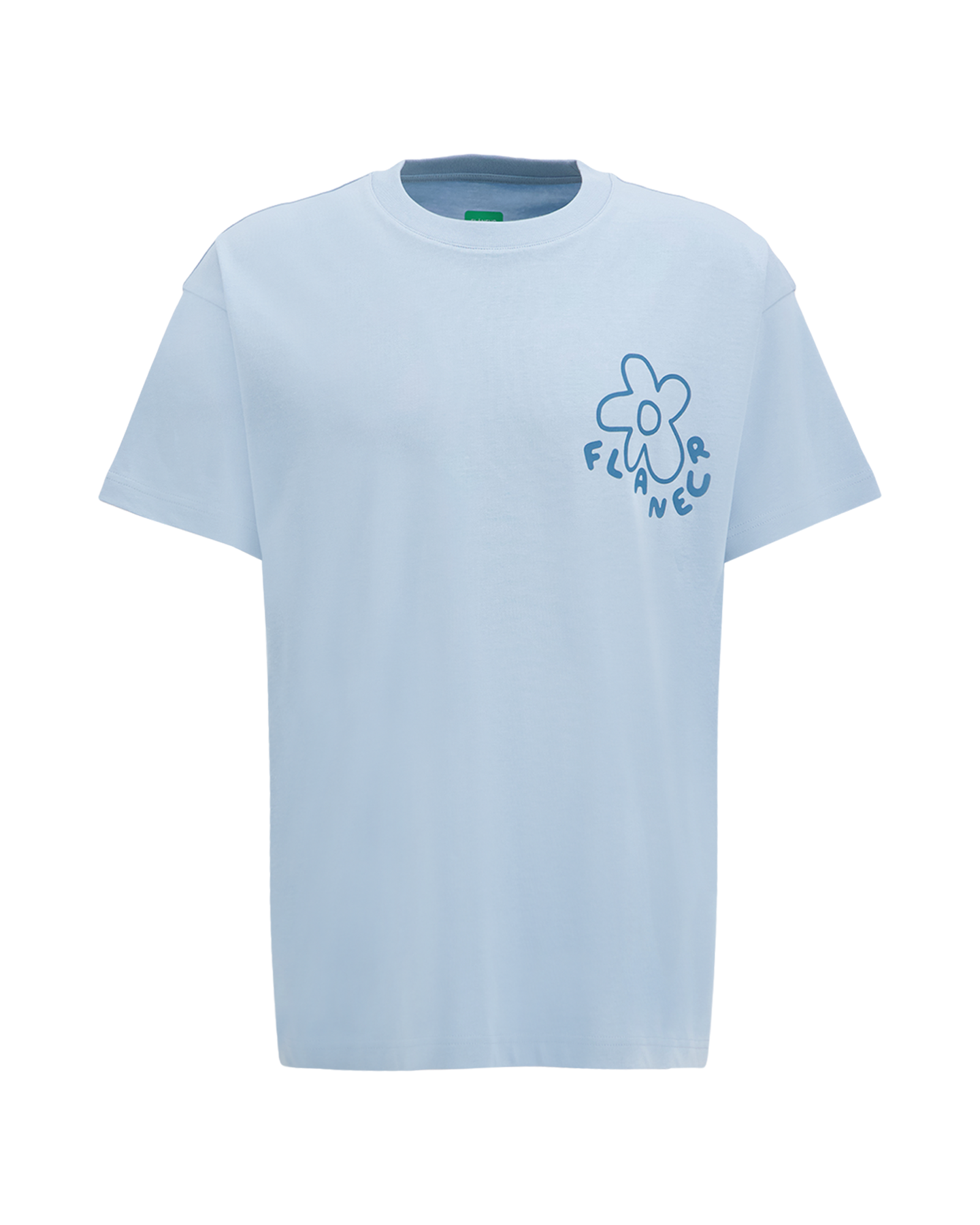 Flaneur Blossom T-Shirt LICHTBLAUW 2
