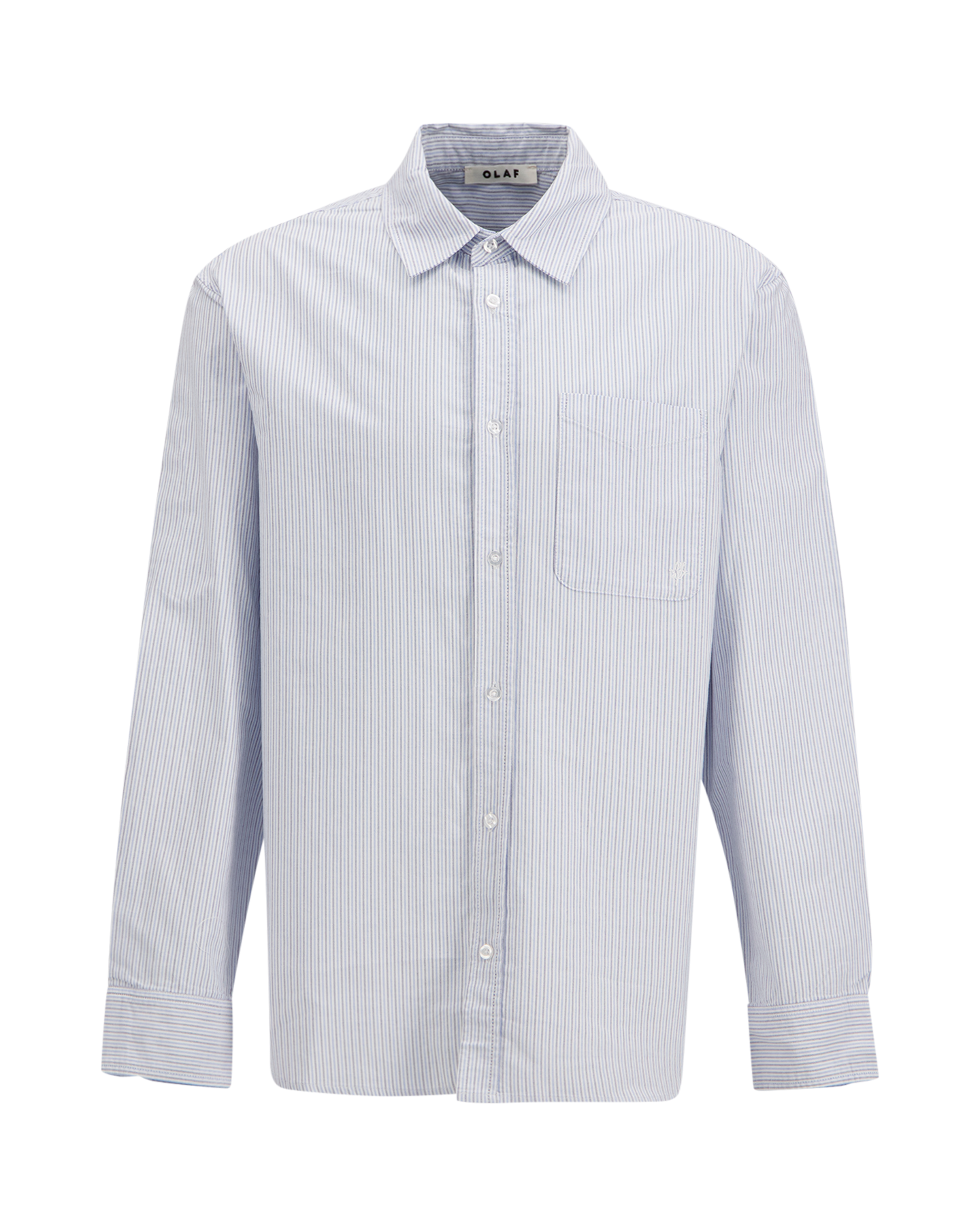 OLAF Oxford Relaxed Shirt LICHTBLAUW 1
