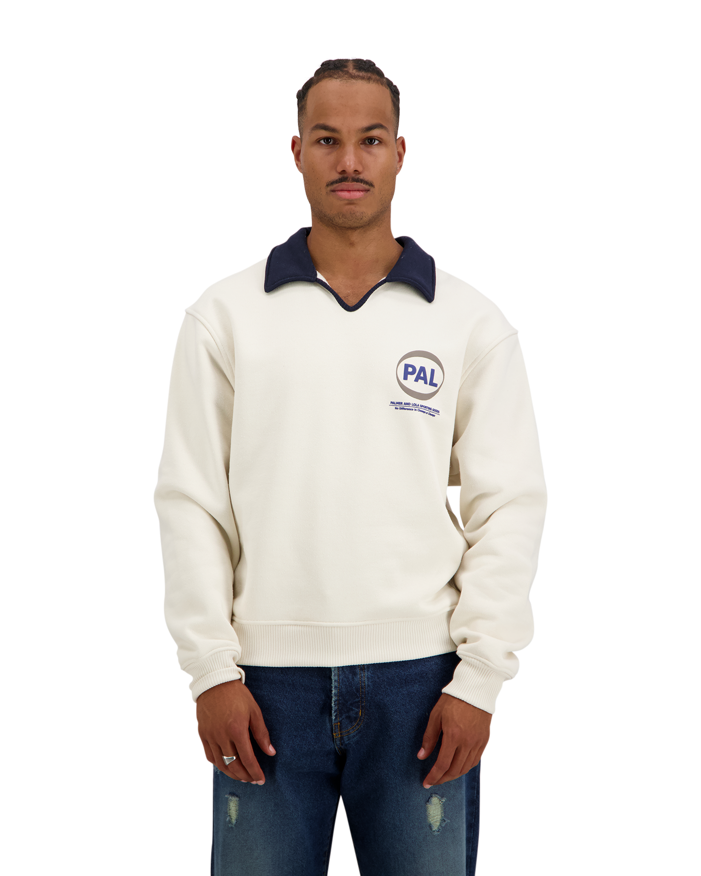 PAL Sporting Goods Pre Game Polo Sweatshirt BEIGE 3