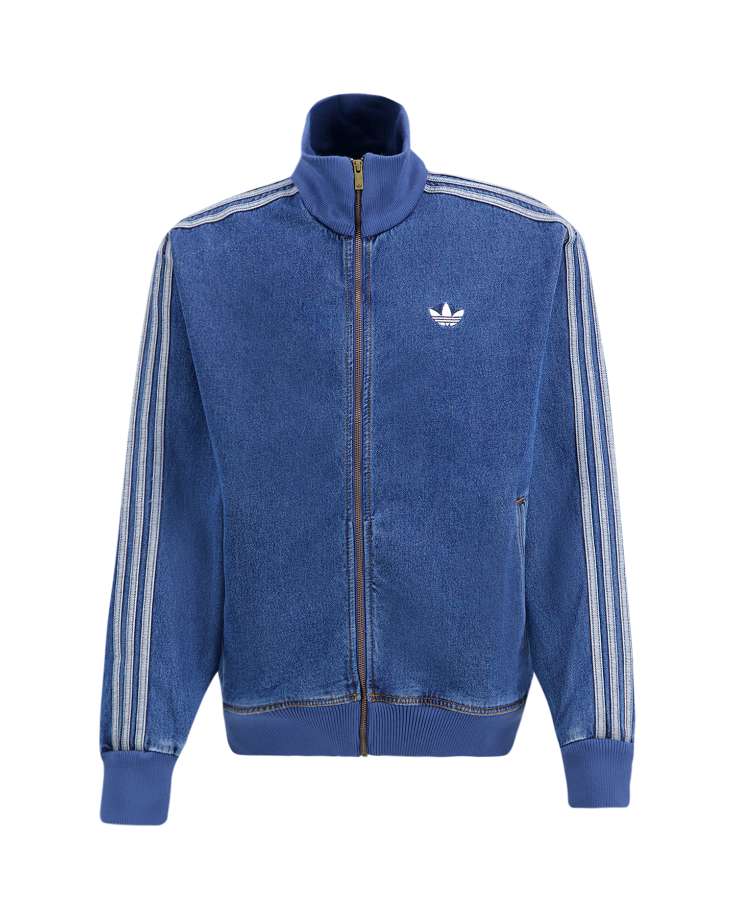 adidas Denim Firebird Tracktop BLAUW 1