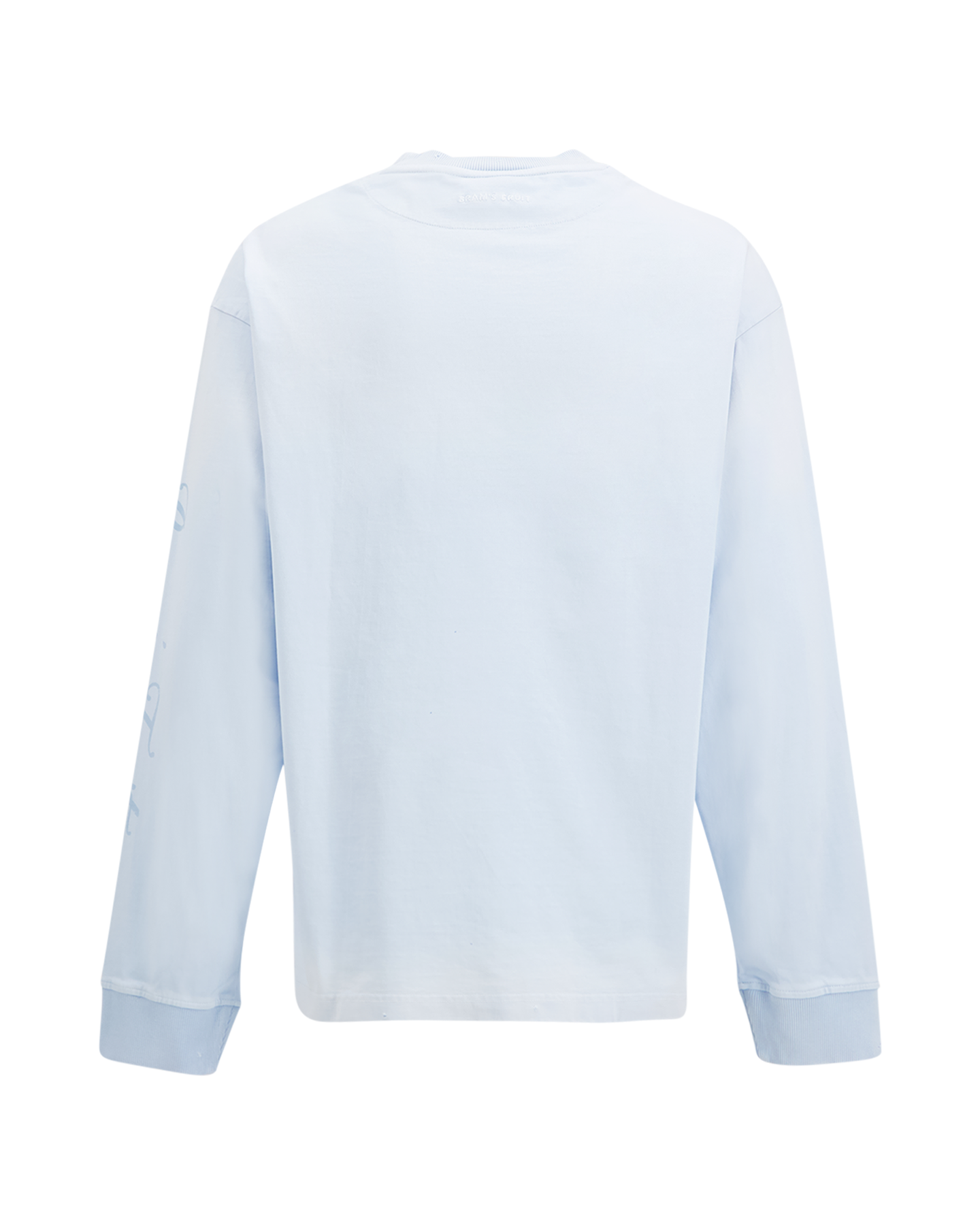 Brams Fruit Distressed Script Logo Longsleeve BLAUW 2