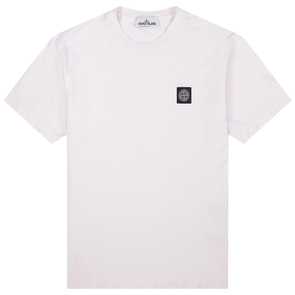 Stone Island 24113 Cotton Jersey Garment Dyed T-Shirt ROSE 0