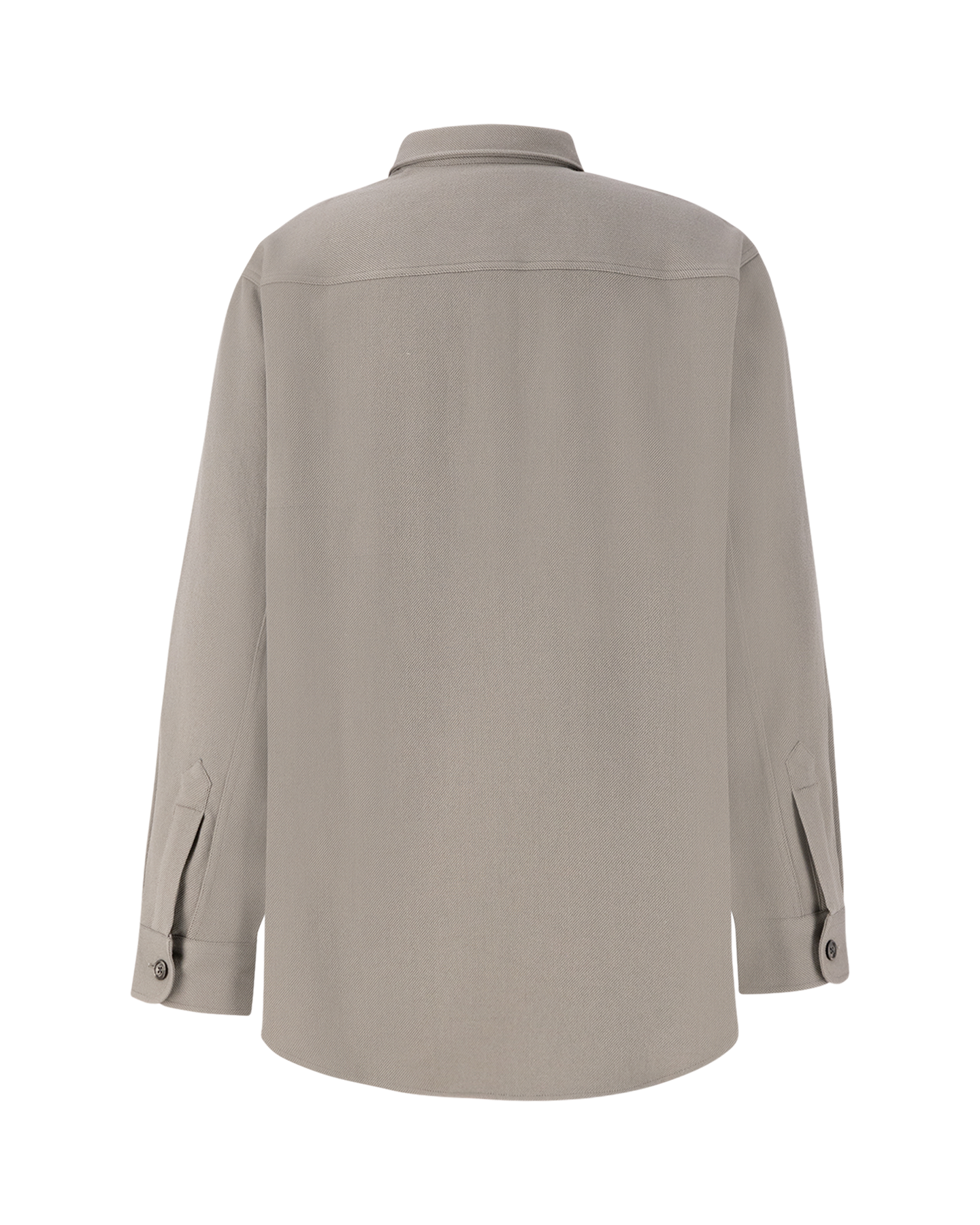 AMI Paris Overshirt With Chest Pocket TAUPE 2