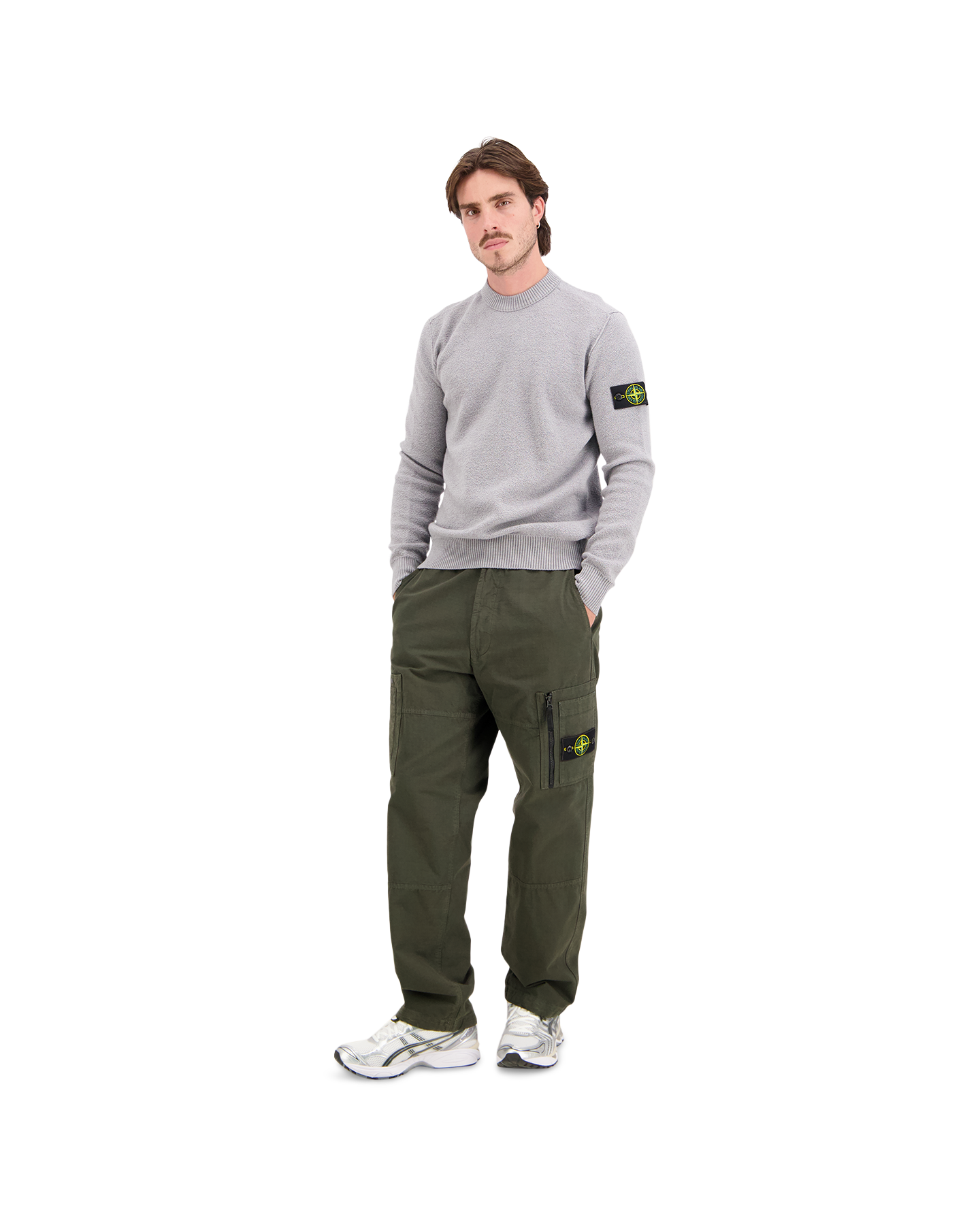 Stone Island 5100011 Knitwear Trui GRIJS 3