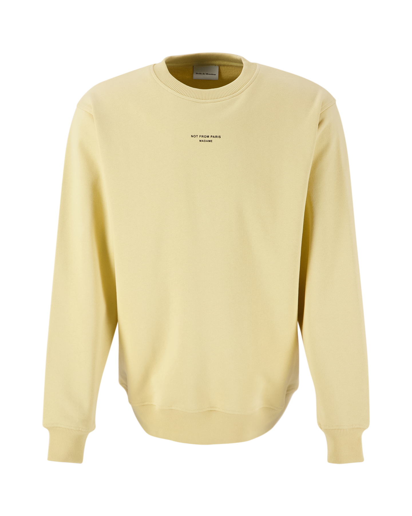 Drole de Monsieur Le Sweatshirt Slogan Classique BEIGE 1