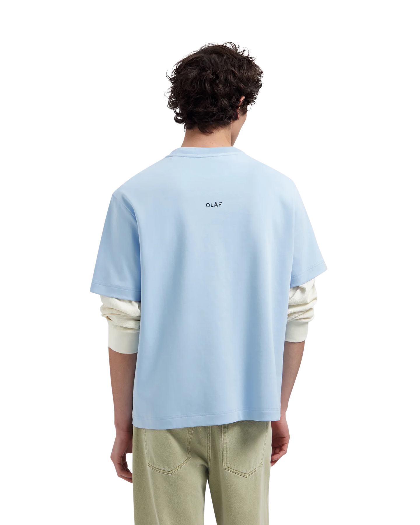 OLAF Essential Tee BLAUW 4