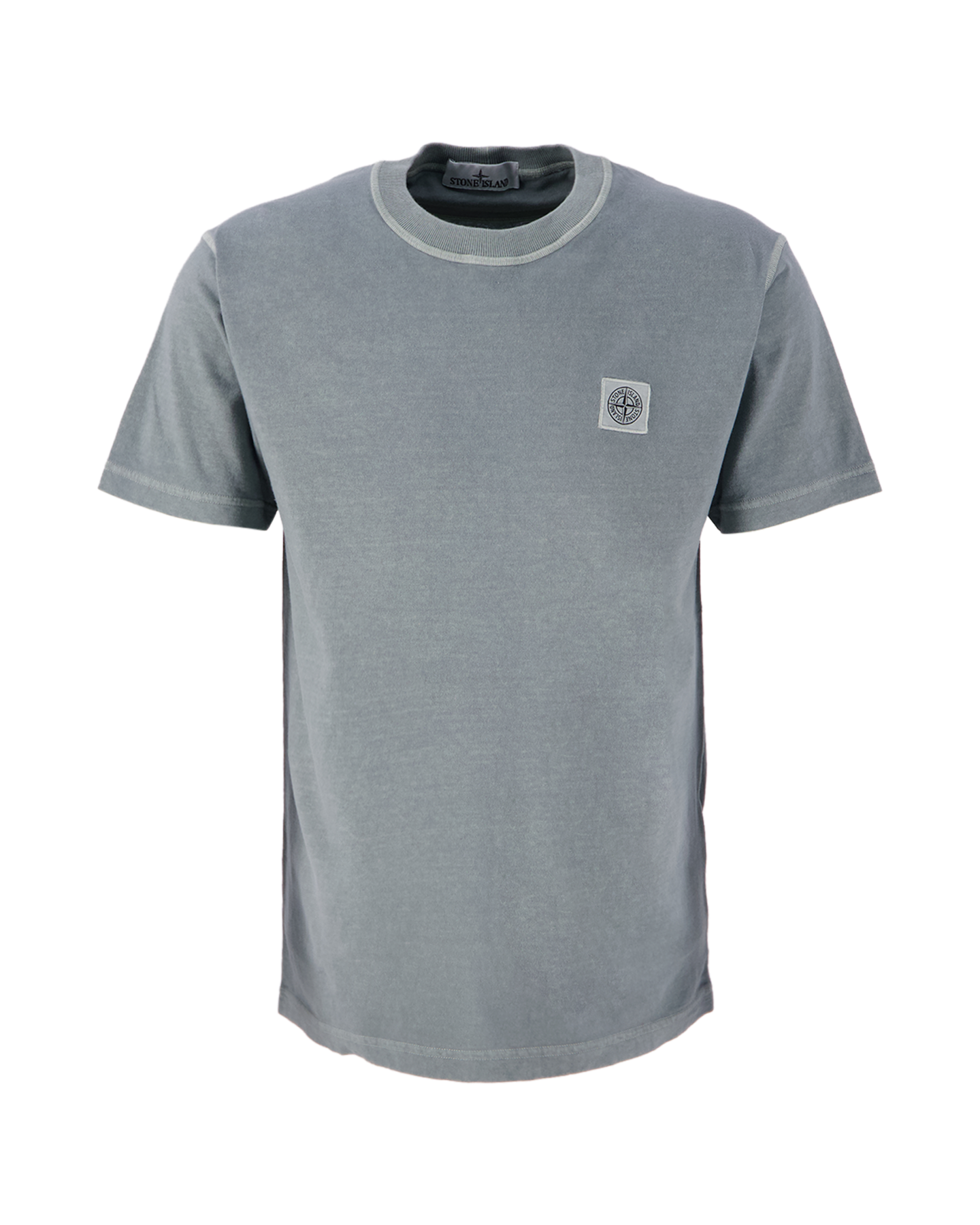 Stone Island 23757 Cotton Jersrey Garment Dyed 'Fissato' T-Shirt GROEN 1