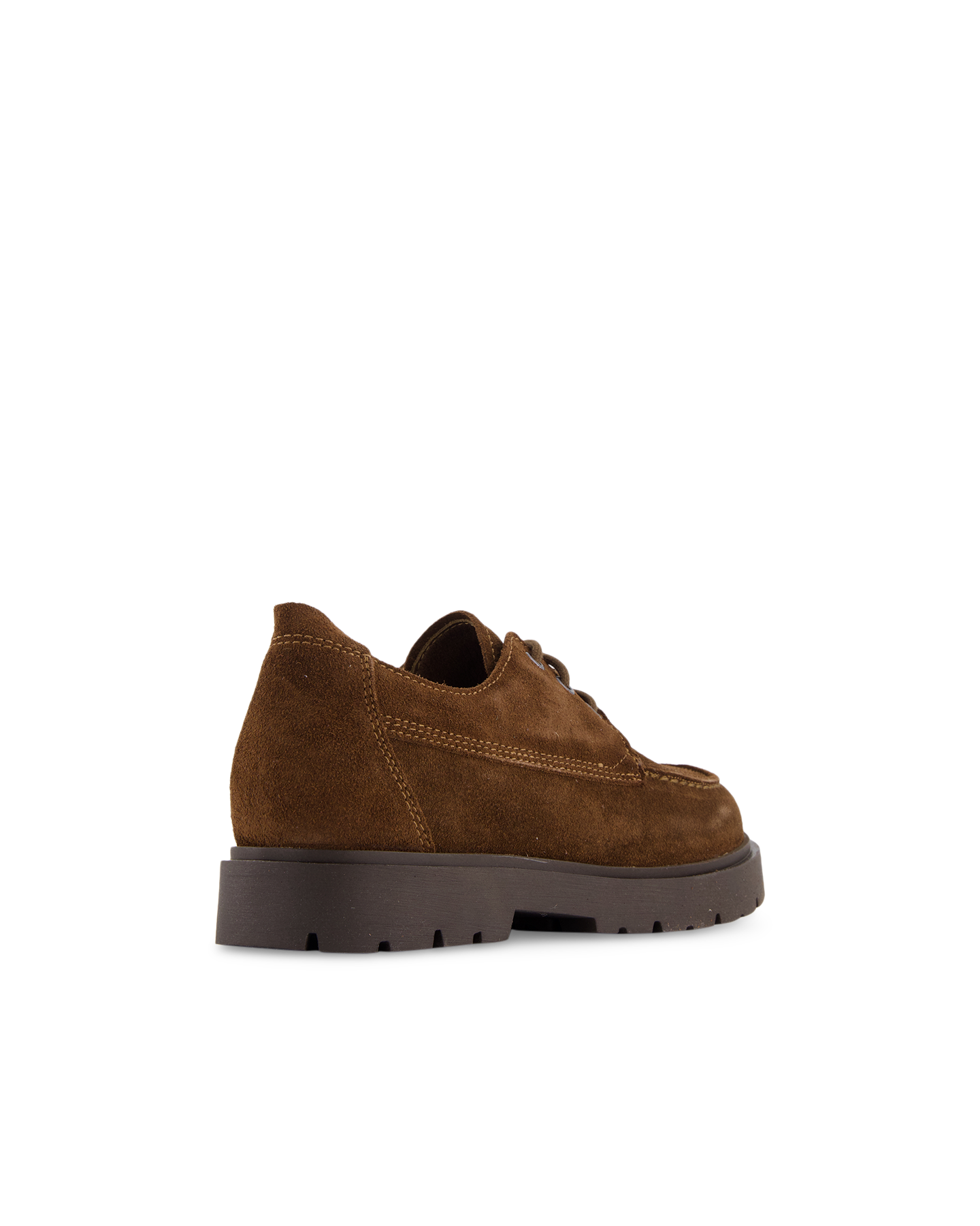 Birkenstock Highwood Moc Lace Low Suede Leather Narrow DONKERBRUIN 4