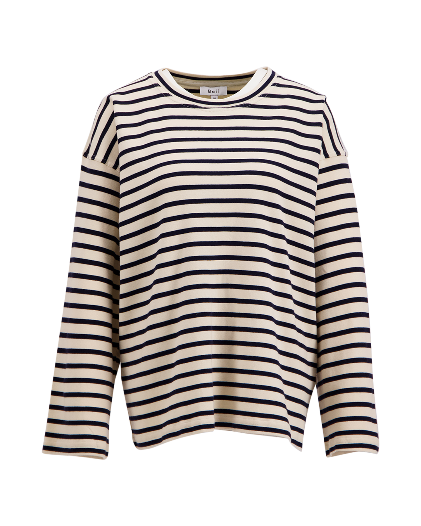 Boii Studios Alberte Stripe Tee WIT 1