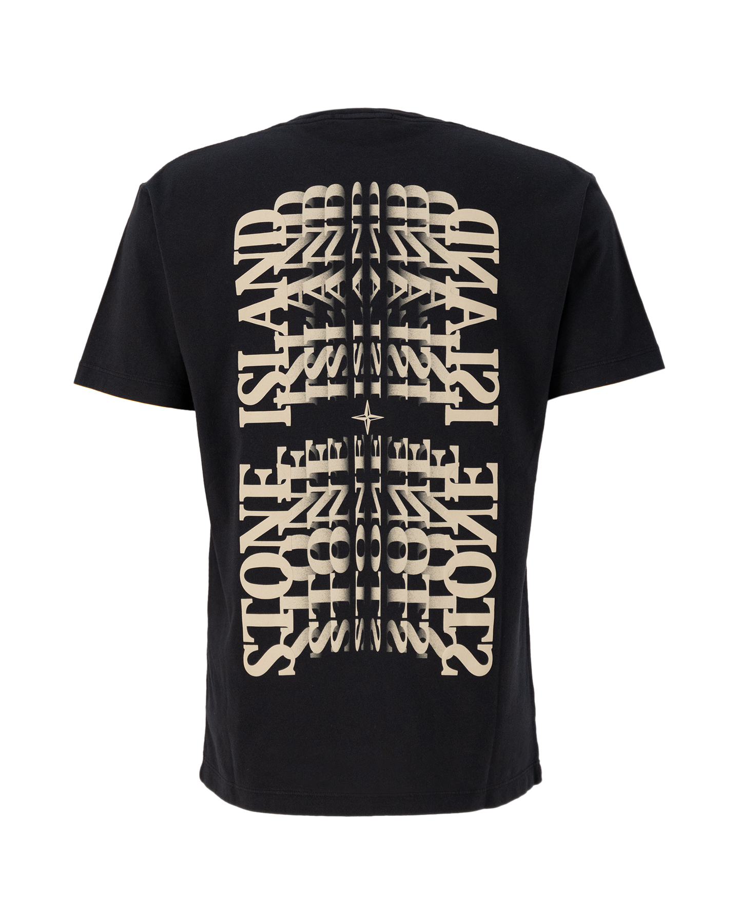 Geweldig abstract delicatesse Stone Island 2NS86 Cotton Backprint T-Shirt Zwart | Coef Men