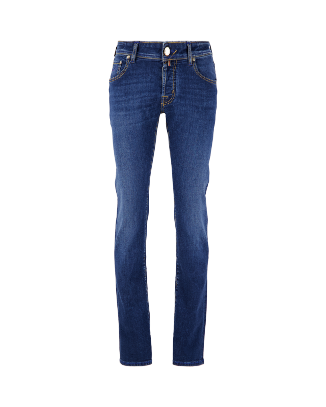 Jacob Cohen Nick Mid-Blue Selvedge Limited-Edition Jeans 778D Denim | Coef